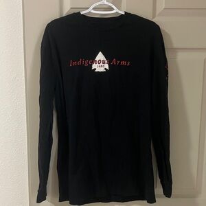 Indigenous Black Long Sleeve Tee